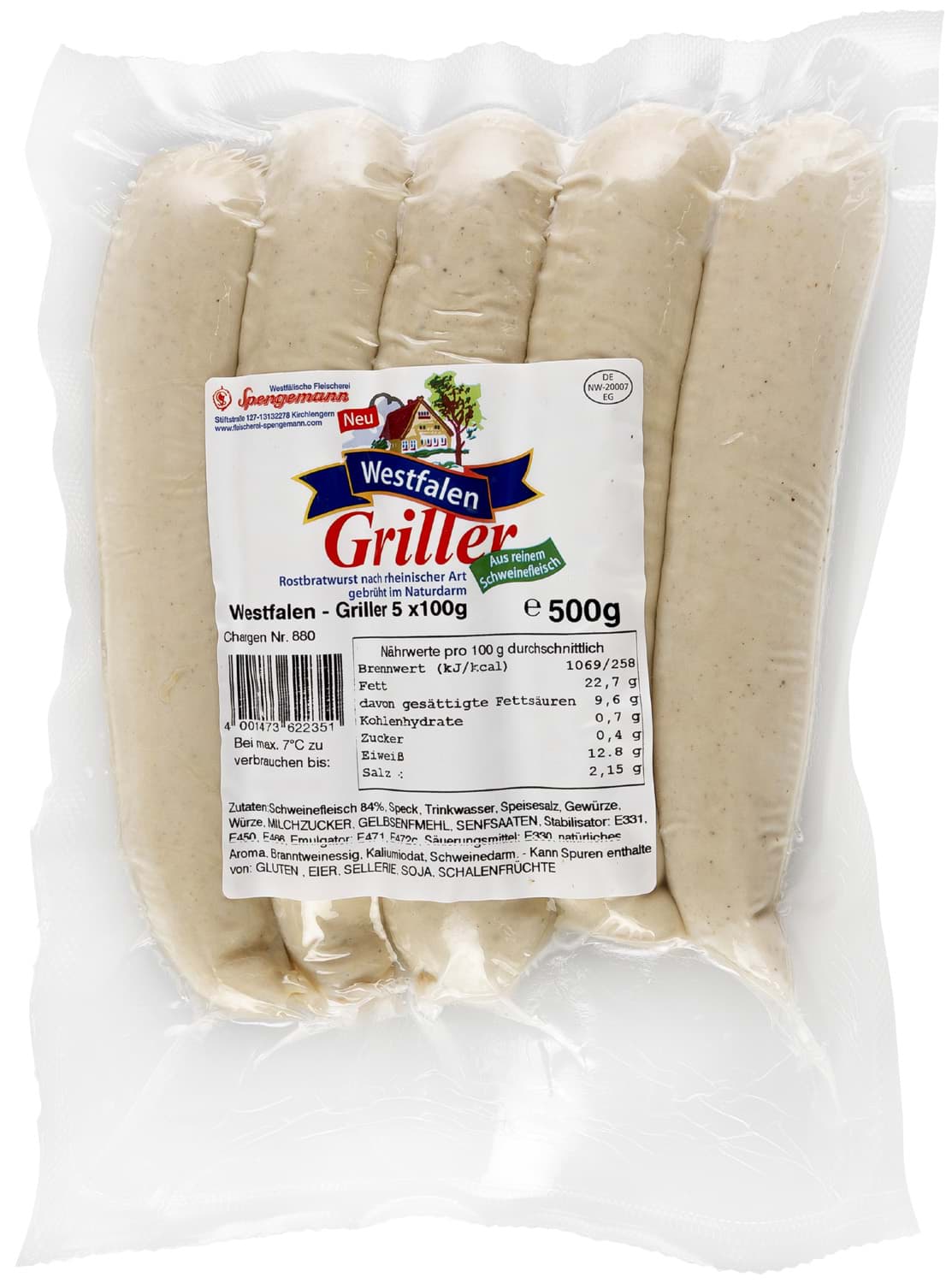 Bild von Spengemann Westfalen-Griller 5 x 100g